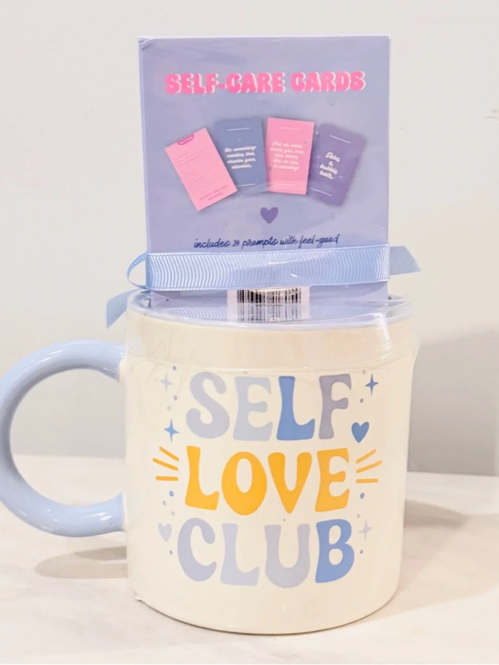 Self Love Club Coffee & Tea Mug + Daily Dose of Self-Care Cards